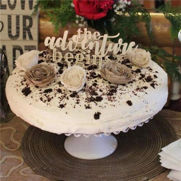 Natural Burlap Flowers Assorted Handmade Burlap Rose for Wedding - Picture 7 of 8